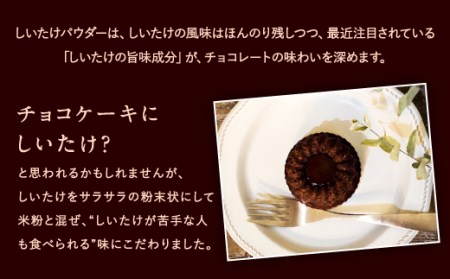 ナヴァ ショコラ チョコケーキ 6個入 米粉 焼菓子 しいたけパウダー 大分県竹田市 ふるさと納税サイト ふるなび