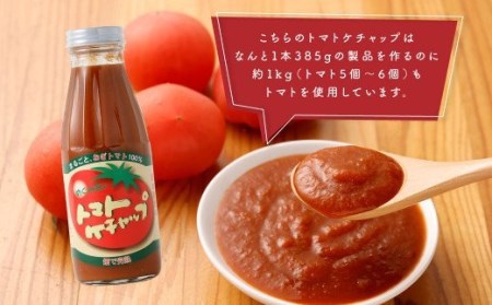 【めぐみ会】トマトケチャップ 6本セット 完熟トマト 手作り