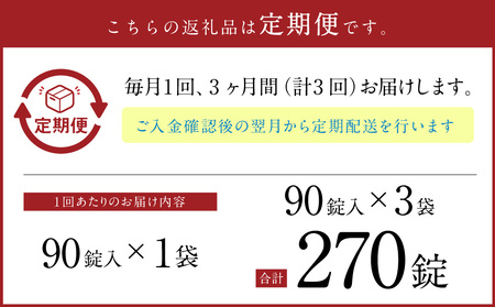 【3ヵ月定期便】【薬用 入浴剤】長湯ホットタブ Classic 90錠入