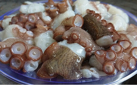 蛸 船上活締め 生 真ダコ ぶつ切り (200g×5P) | 豊後高田市 蛸