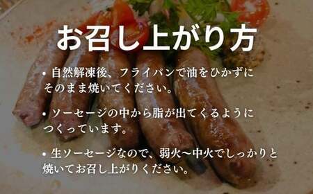 B4-03 無添加 ジビエ(鹿・猪)生ソーセージ 100g×各3P | 豊後高田市 ジビエ