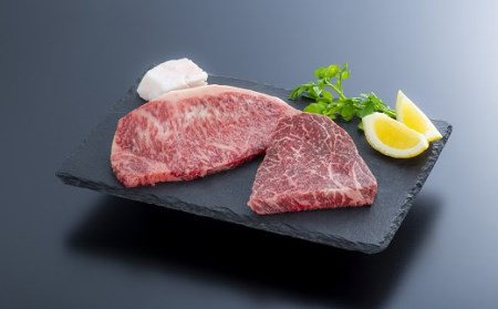 D-07 「おおいた和牛」ステーキ食べ比べセット（モモ・ロース　各160g×1枚）