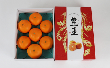 豊王（ほうおう）約3kg 化粧箱入 ／ ミカン みかん 蜜柑 柑橘類 豊王 ほうおう オレンジ 3kg 甘い フルーツ ＜132-020＞