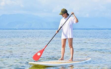 【体験チケット】SUP（スタンドアップパドルボード） 1名 レンタル 2時間 レクチャー付き  【マリンショップBUZZ】＜163-003＞
