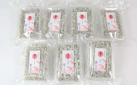 国産!添加物不使用!豊後別府湾釜揚げしらす たっぷり 2100g(300g×7パック)<108-017_5>