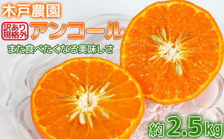 訳あり・規格外品】木戸農園のアンコール 約2.5kg＜113-001_5＞ | 大分