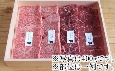 おおいた和牛希少部位4種焼肉食べ比べセット400g【匠牧場】 牛肉 焼肉 牛 焼肉用 和牛 おすすめ 国産 赤身 食べ比べ おおいた和牛 BBQ バーベキュー <102-011_5>