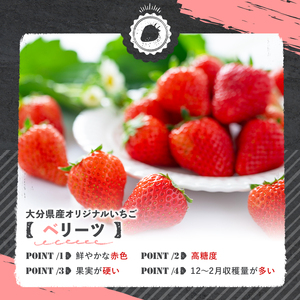 ＜2026年1月上旬～4月下旬の間に発送予定＞いちご(計約800g・200g×4P)苺 イチゴ フルーツ 果物 くだもの 果実 ベリーツ【117900100】【Farm U.S.A.】