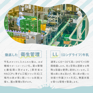 【定期便・全3回(隔月)】みどり牛乳(200ml×48本×隔月3回) 定期便 常温 保存 ミルク 生乳 長期保存 ロングライフ 乳製品 防災 災害 備蓄【215700201】【九州乳業】