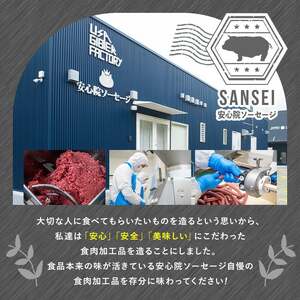 ＜訳あり・業務用＞無添加生ソーセージ(計2kg・1kg×2P) ソーセージ 肉 豚肉 鶏肉 惣菜 おかず お弁当 おつまみ 訳アリ 簡易包装 国産 冷凍【102000900】【サンセイ　安心院ソーセージ】