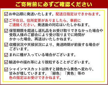 <定期便・全3回(連続)>シャインマスカット(総量6kg・2kg×3回)フルーツ 果物 葡萄 ぶどう 安心院 人気 ランキング<先行予約受付中!2026年8月下旬より順次発送予定><北海道 沖縄 離島配送不可>【206300300】【大分県農業協同組合 北部エリア】