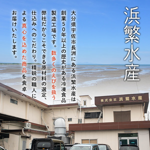 ＜訳あり＞天然むきエビフライ(計1kg ・500g×2P) 海老 えび エビフライ フライ 簡単 お弁当 おかず おつまみ 揚げるだけ 【104901000】【浜繁水産】