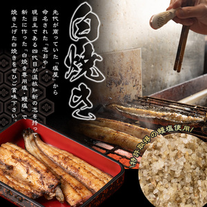 うなぎ処 四代目 志おや 九州産うなぎ 蒲焼 白焼きセット(松・計2本)うなぎ 鰻 ウナギ 国産 九州産 蒲焼き 白焼き うな重 ひつまぶし セット【109400500】【志おや】