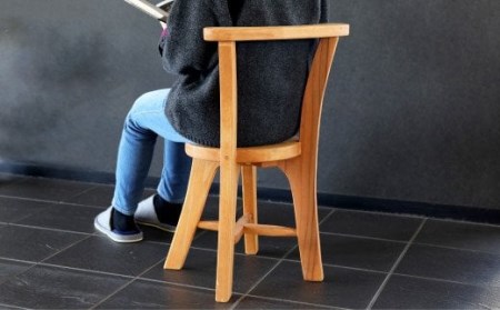 077-663 杉の椅子 1脚 イス 木製 ハンドメイド ウッドチェア