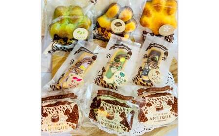 085-946 アンティークの定番セット お菓子 焼菓子 野菜 スイーツ マドレーヌ ダックワーズ 詰め合わせ 3種類 各3個 セット