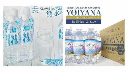 【定期便 全5回】お水で美人に！ゆふのお水飲み比べ お試しセット（総量500ml×132本！）