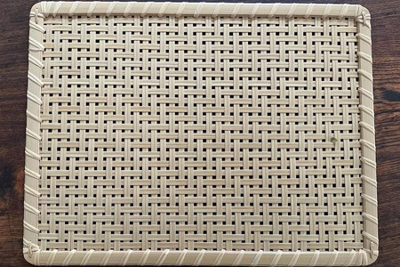 竹聲館　透かし網代のランチョンマット 30×40cm