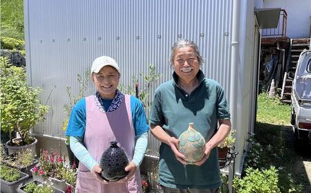 【陶工房　游山】ランプシェード（猫）