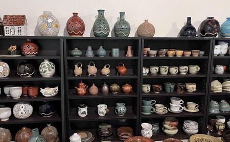 【陶工房　游山】ランプシェード（花吹雪）