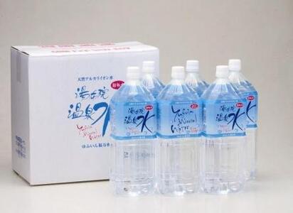 ＜３ヶ月連続お届け 定期便＞天然アルカリイオン水　湯布院温泉水　超軟水　2L×6本 | アルカリイオン水