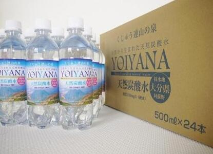 <12ヶ月連続お届け 定期便>天然炭酸水YOIYANA 500ml×24本