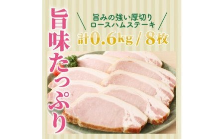 1137R_くにさき桜王豚のロースハムステーキ8枚/計0.6kg 