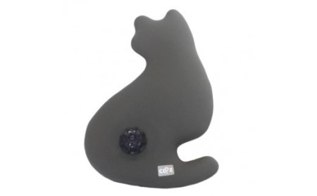 クロッツやわらか湯たんぽ/ネコ(グレー)_10107Z-2