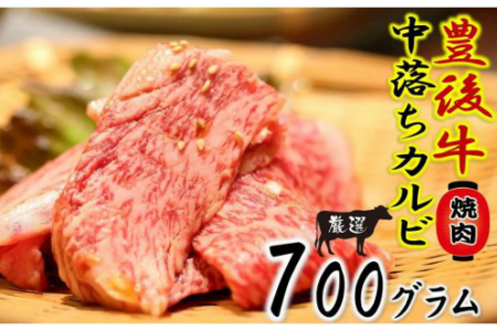 おおいた豊後牛の中落ちカルビ700g/焼肉用カット