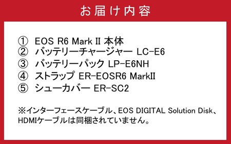 0036C_キヤノンミラーレスカメラ EOS R6 MarkⅡ ボディ