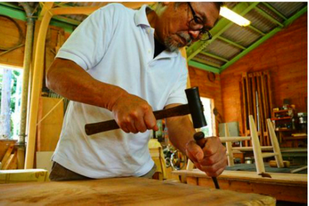 銀杏のまな板40×25×2.2cm/耐水加工済 _1246R