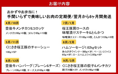 おかず や お弁当 に！手間いらずで美味しいお肉の定期便/翌月から計6回発送_2432R