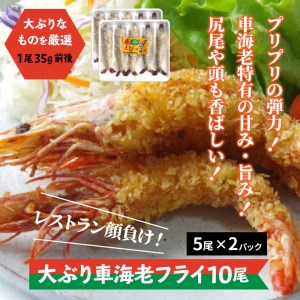 1385r 大ぶり車海老フライ10尾 烏賊バジルソース焼き170g 2p 大分県国東市 ふるさと納税サイト ふるなび