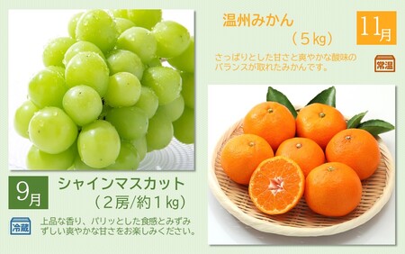 おおいた旬のフルーツ9月から半年間定期便/計4回発送_2553R