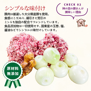 豚まん職人手作りの「ミニ豚まん30個」_1489R