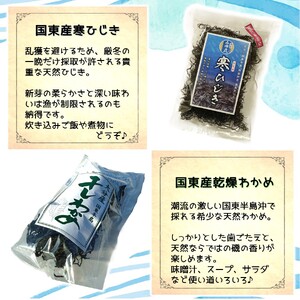 潮風香るふるさと 国見町からのおいしい贈りもの 大分県 セット 詰合せ カレー わかめ ひじき 梅干し えびせん 椎茸_2631R