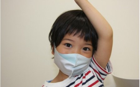 フィット感抜群!水着素材のクロッツマスク2枚ブルー系【XSサイズ】 _1556R-1