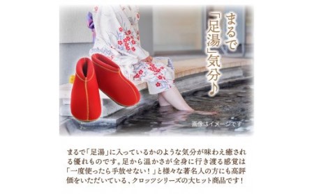 クロッツやわらか湯たんぽ/足用ショートタイプ(レッド・Lサイズ)_2011Z-5