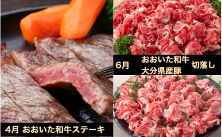 偶数月にお届け!大分県特選!食べつくしセット定期便/計6回発送_2137R