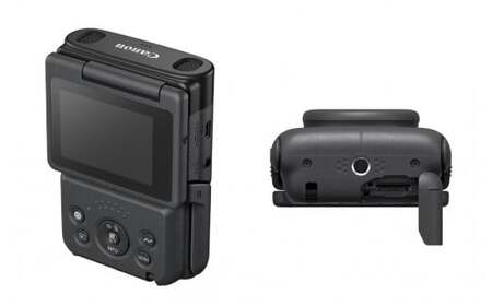 0029C_キヤノン Vlogカメラ PowerShot V10（トライポッドグリップキット・黒）