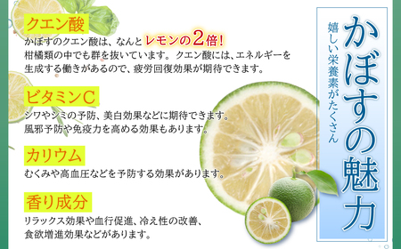 カットしてわかる魔法の香り「有機栽培かぼす」 2㎏箱入り K1