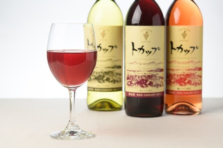 【北海道】トカップ3本　十勝ワイン赤白ロゼ　ワイン　トカップ　ロゼワイン　白ワイン