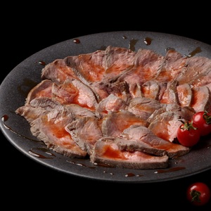 北海道 国産 十勝 ローストビーフセット 300g 1パック 冷蔵 国産牛 ローストビーフ お中元 お歳暮 ギフト 贈答 無添加 ローストビーフ タレ付き