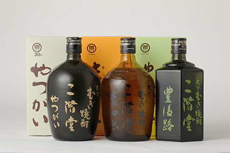 大分むぎ焼酎 二階堂吉四六 瓶・豊後路・やつがい3本セットA AG17Z