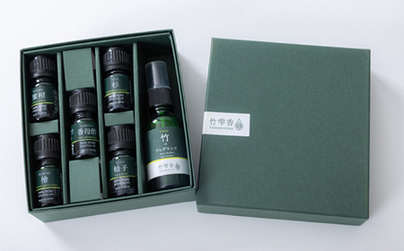 竹雫香6点セット箱入_インテリア スティック 芳香 香り  おしゃれ アロマディフューザー  竹の香り  アロマオイル  癒し_【配送不可地域：沖縄県】【1465359】