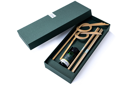 竹フレグランス30ml、竹渦巻き・竹丸棒セット_美容 アロマ  _【配送不可地域：沖縄県】【1465366】