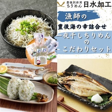 豊後海の幸詰合せ  一夜干しやちりめんのこだわりセット_魚介・海産物 しらす・ちりめん  シラス チリメン  魚介・海産物  干物 _【配送不可地域：離島】【1476368】