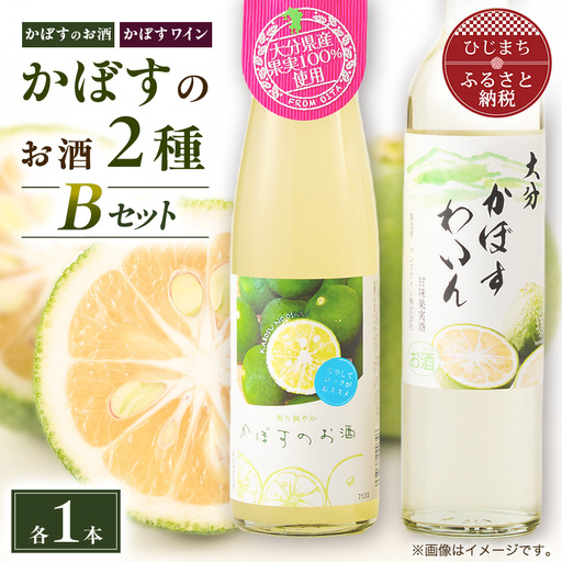 かぼすのお酒2種飲み比べBセットAG51_酒・アルコール     酒・アルコール  ワイン _【1601173】