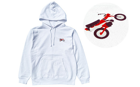 DAX プルオーバーパーカー(ユニセックス)【XLサイズ　ホワイト】【1644608】