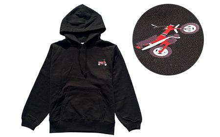 DAX プルオーバーパーカー(ユニセックス)【XLサイズ　ブラック】【1644616】