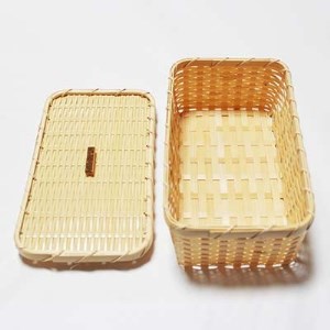 4個セット キッチン・日用品・その他 竹製 おにぎりケース フタ付き